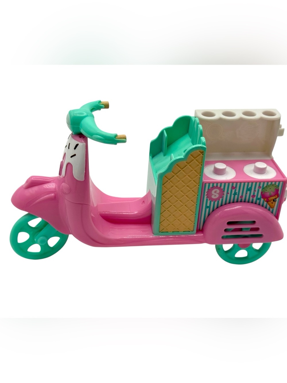 Pink Elephant Ride-On Play Toy with Mint Seat